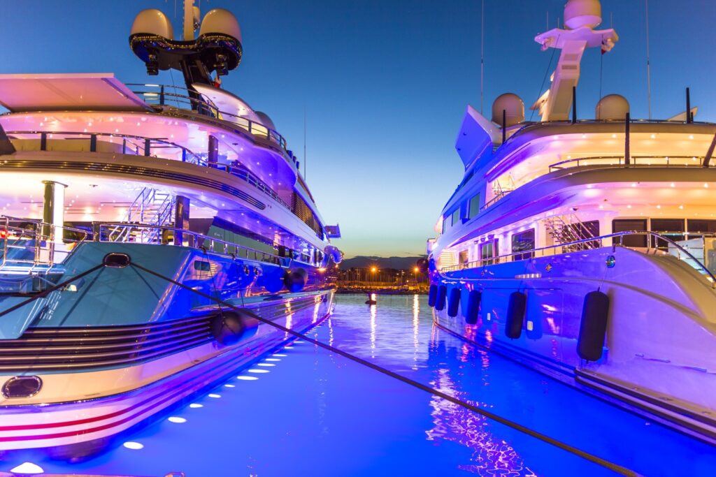 yacht underwater lights